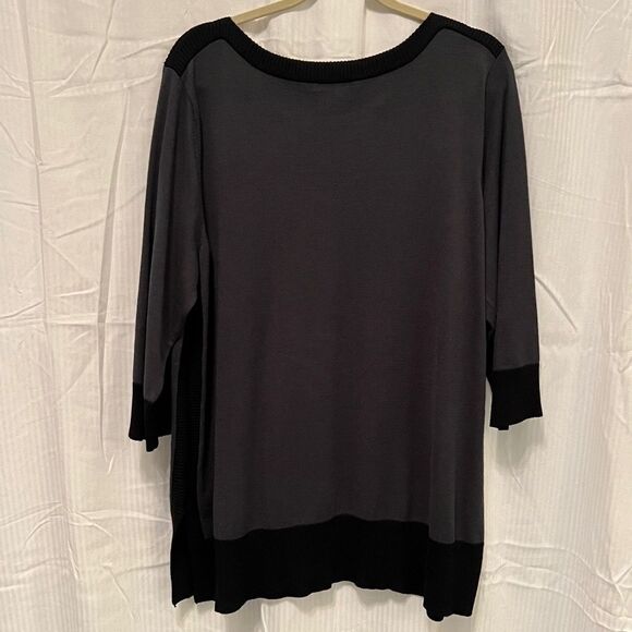 Cable & Gauge, Green Sweater- Size 1x - Picture 2 of 4